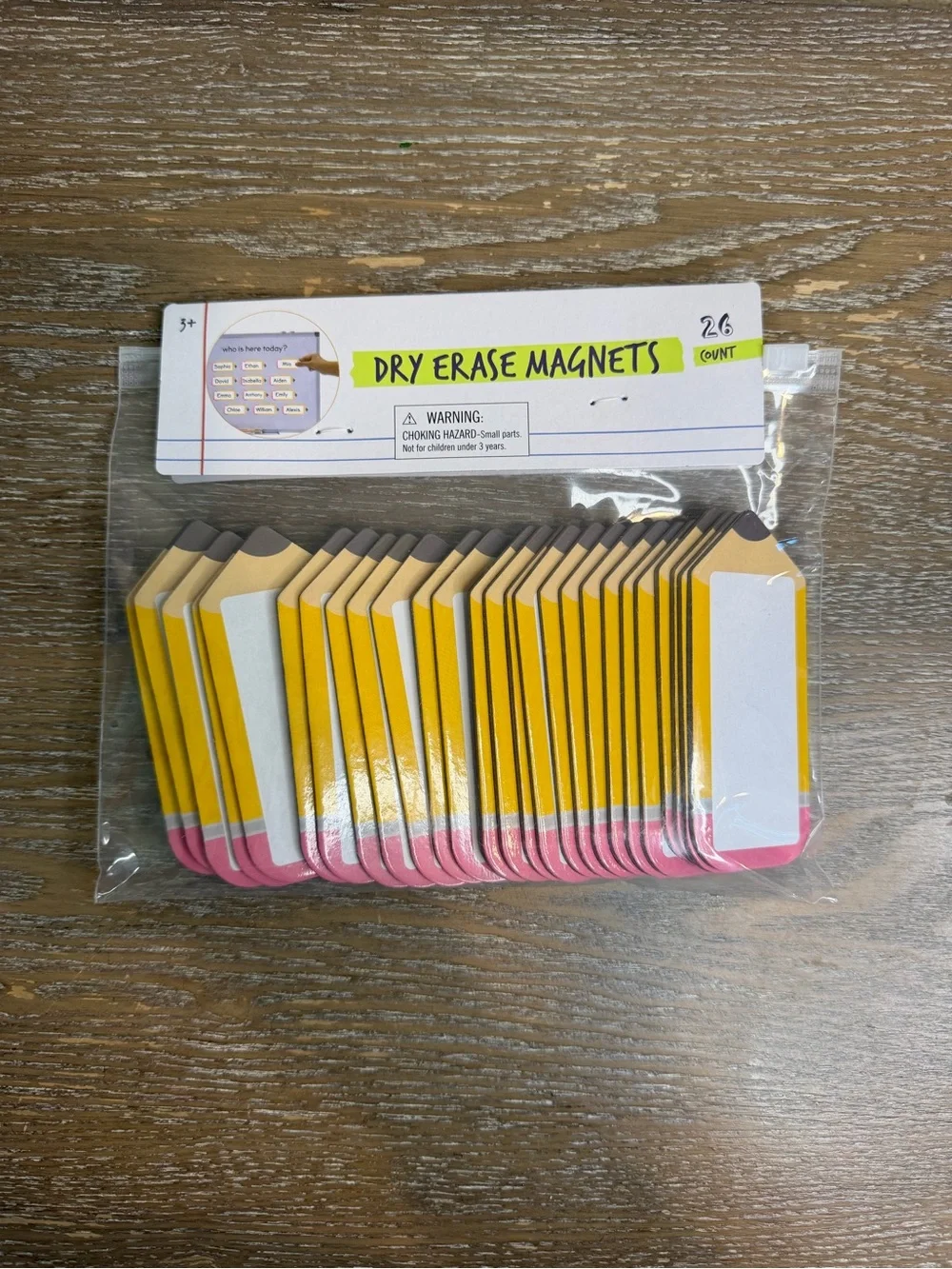 Target Bullseye Pencil Shaped Dry Erase Magnets Classroom Decor